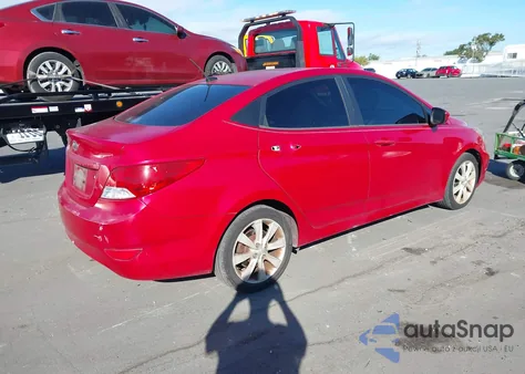2013 Hyundai Accent Gls from USA, damaged, VIN KMHCU4AE2DU380875